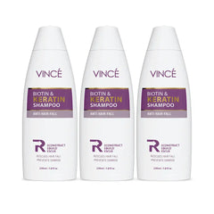 Biotin & Keratin Shampoo Pack of 3